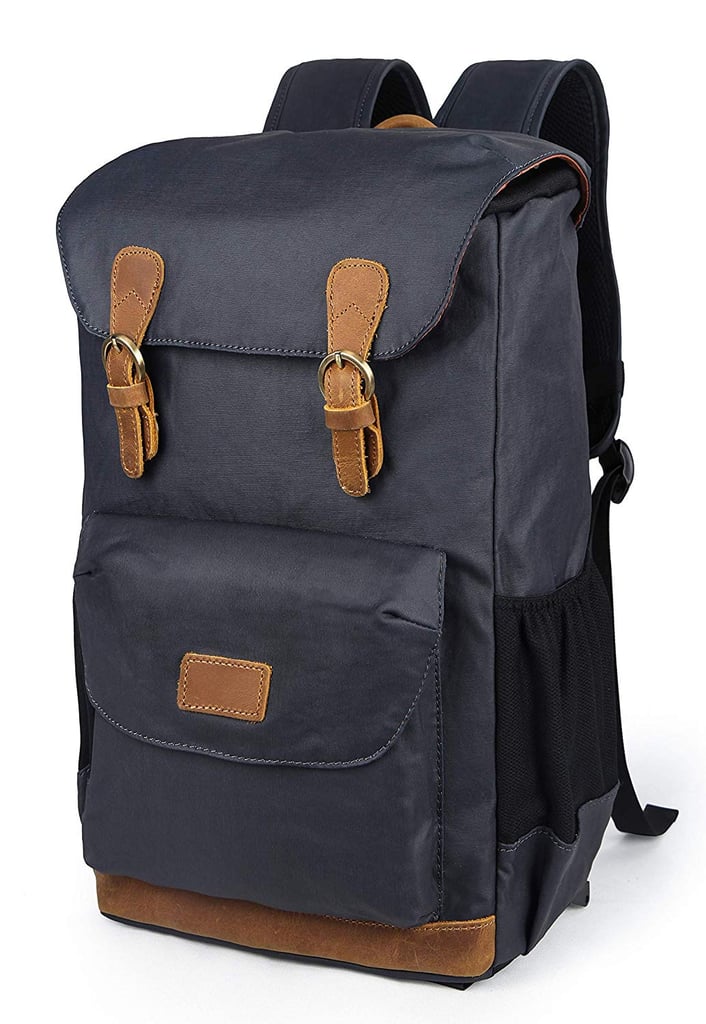 Canvas Leather Backpack