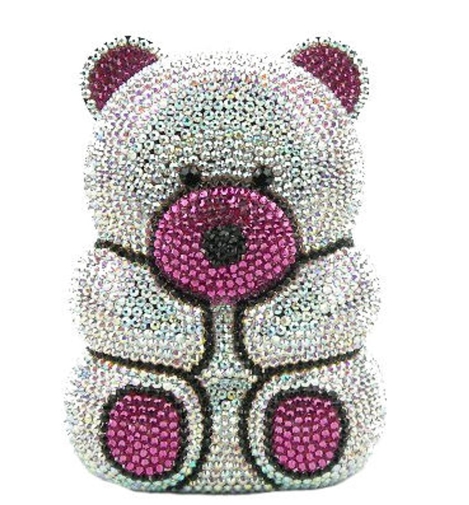 Swarovski Crystal Bear Clutch