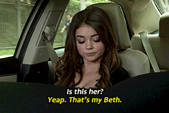Like with Andy's girlfriend, Beth.