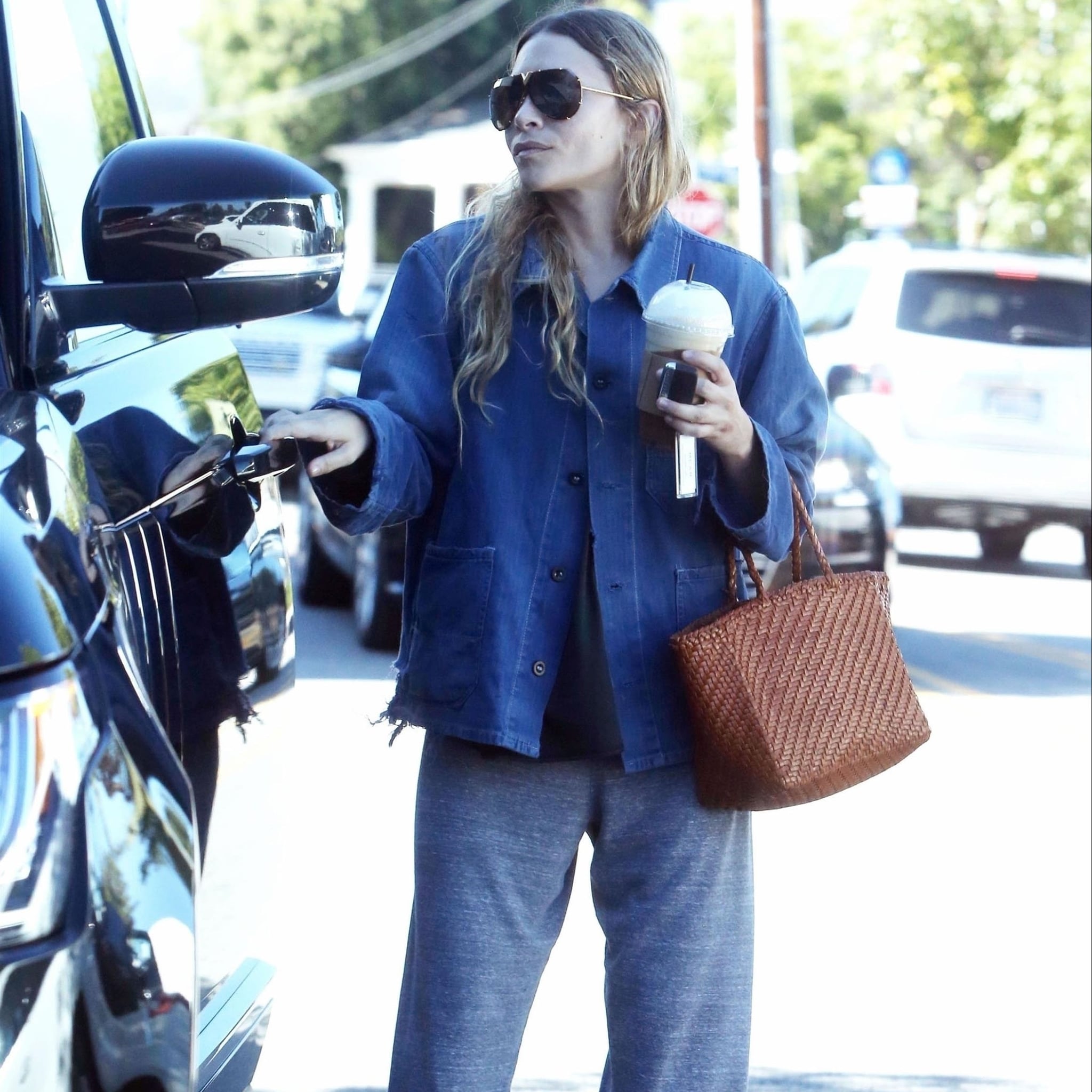 Brown wicker bag discount