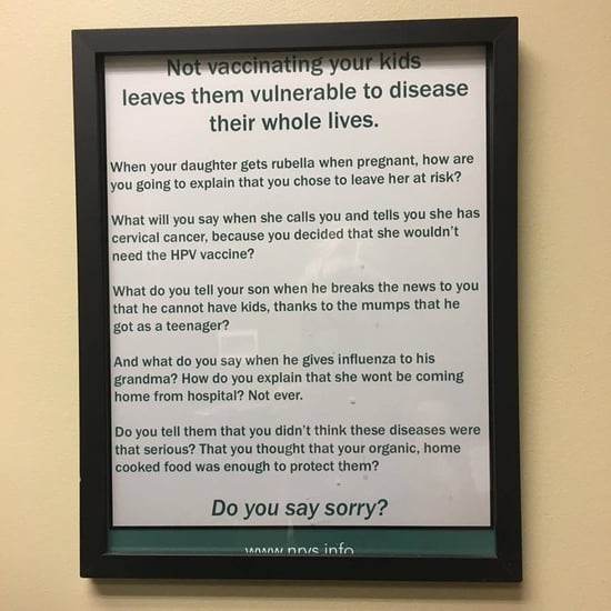 Pediatrician's Sign About Vaccines
