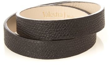 Valextra Wraparound Leather Bracelet ($127)