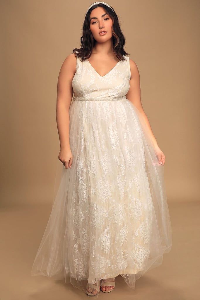 lulus plus size wedding dresses