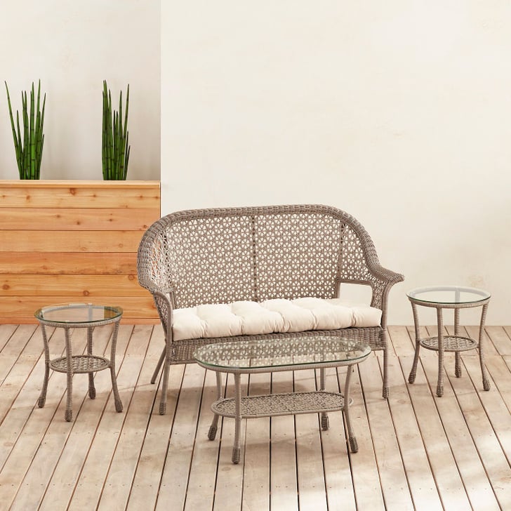 Celeste Gray 4-Piece Patio Collection | Pier 1 Memorial Day Outdoor Furniture Sale 2019 ...