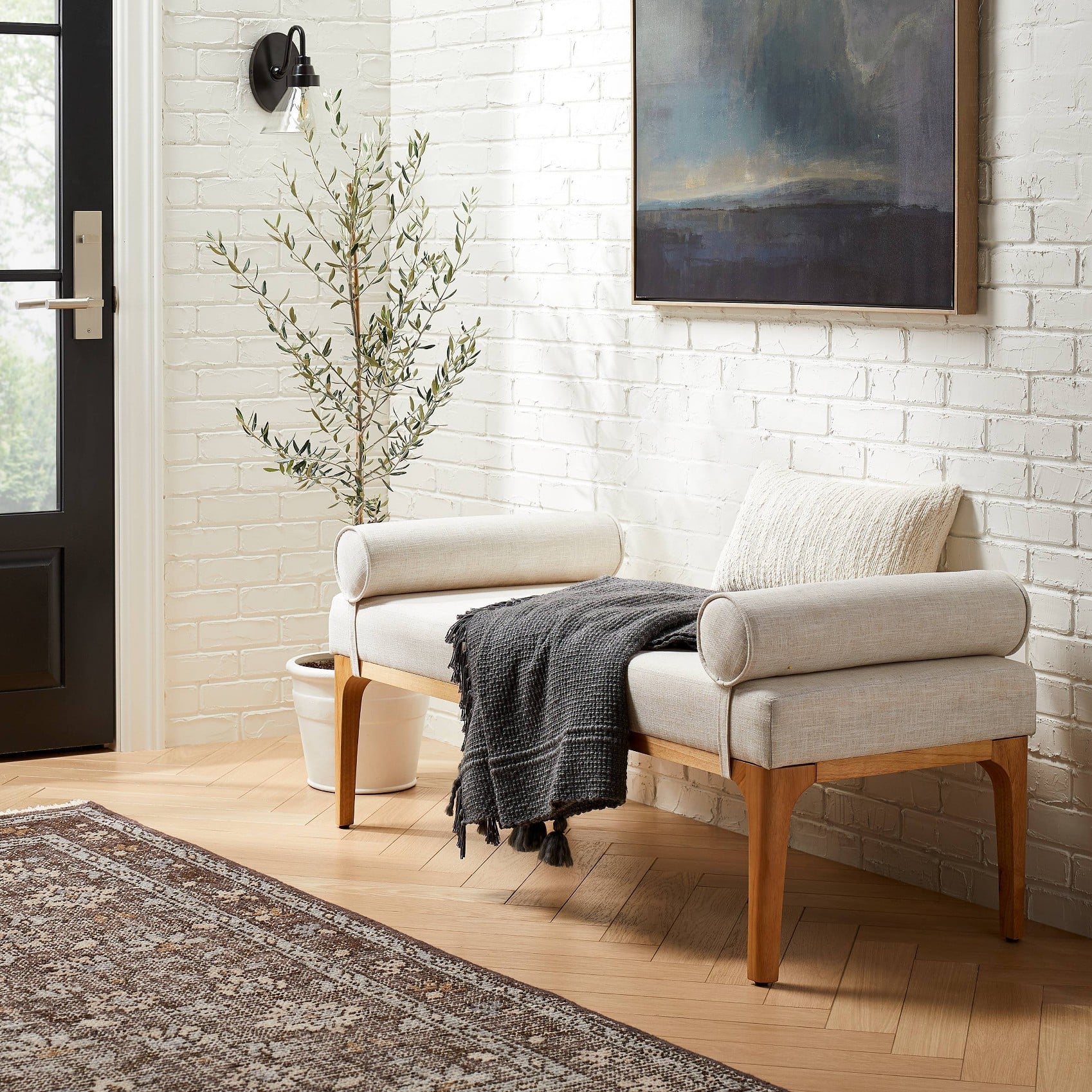Threshold entryway best sale bench