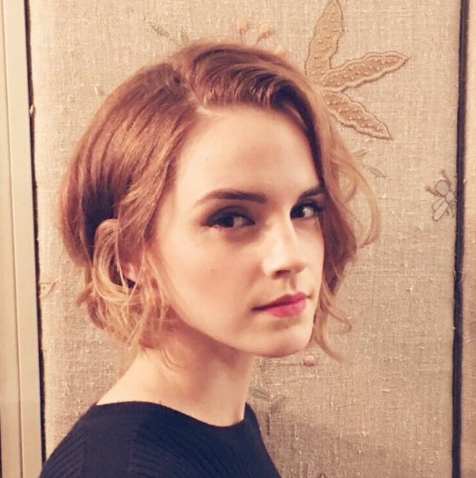 Emma Watson | See Which Celebrities Revealed Major Hair Changes on  Instagram | POPSUGAR Beauty Photo 8
