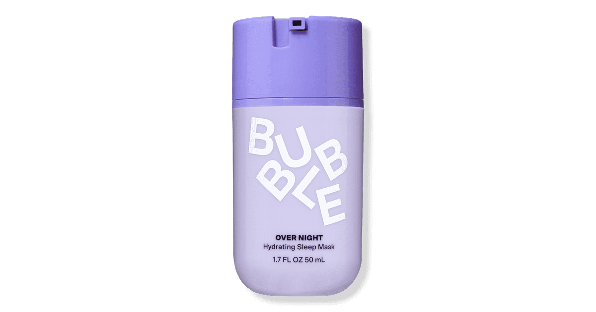 An Affordable Overnight Mask Bubble Over Night Hydrating Sleep Mask