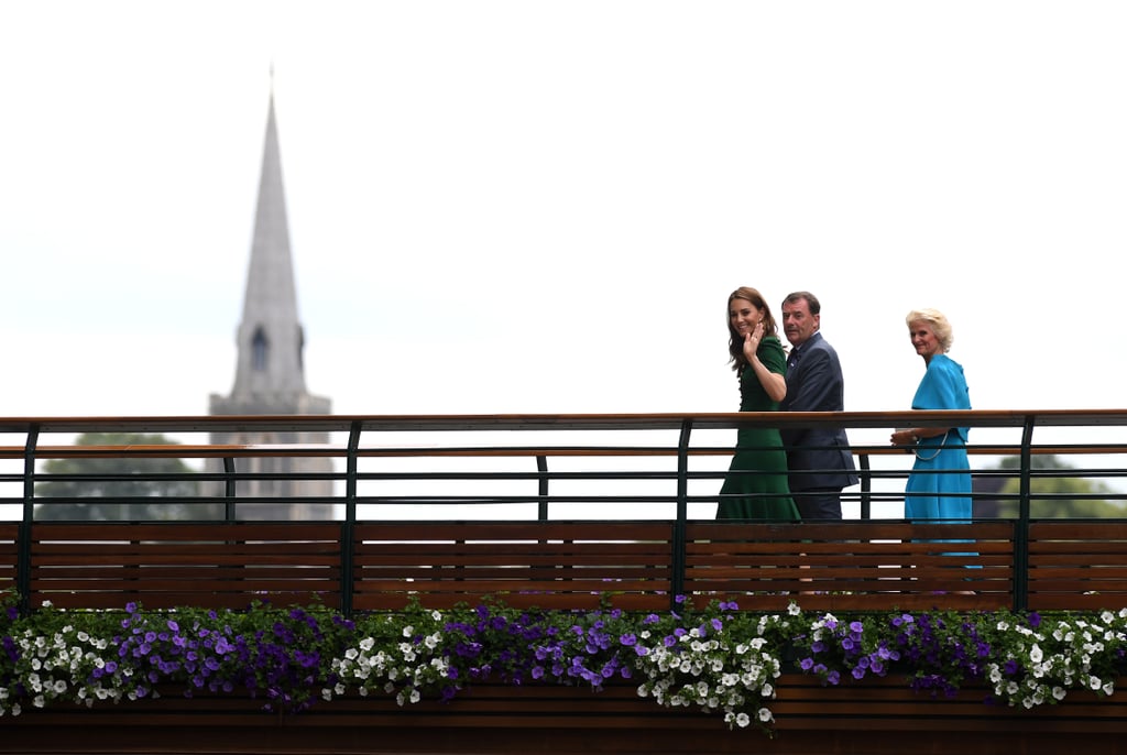 Kate Middleton Green Dress at Wimbledon 2019