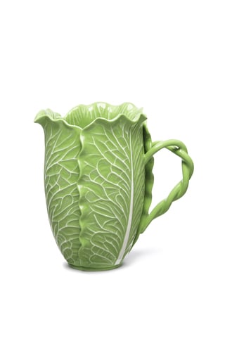 Tory Burch Home Lettuce Ware Pitcher