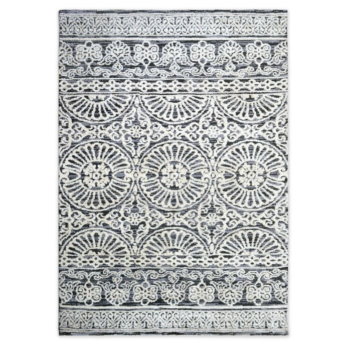 Ashby Area Rug in Grey/Ivory