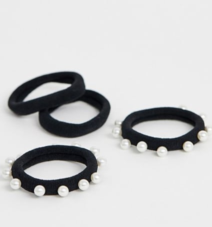 Asos Hair Ties with Pearl Embellishment