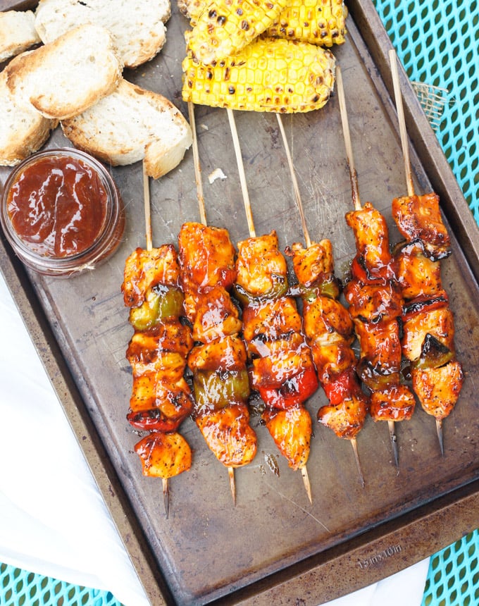 Chipotle BBQ Chicken Skewers Recipe - A Spicy Perspective