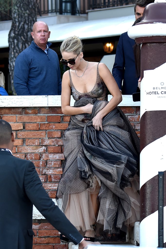 Jennifer Lawrence Dior Gown at Venice Film Festival
