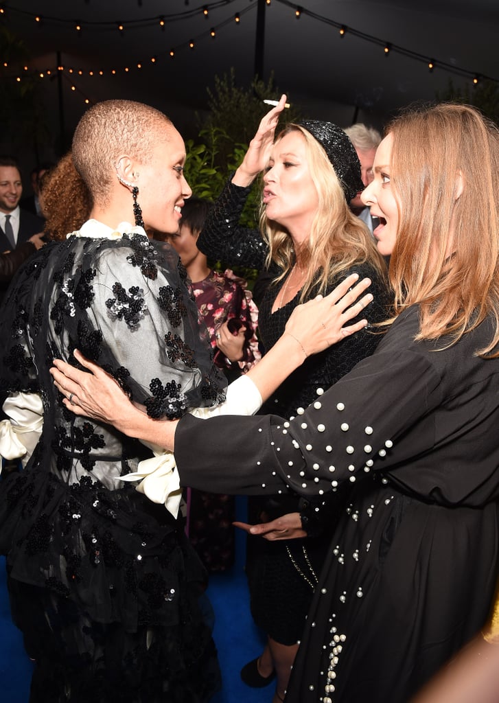 With Adwoa Aboah and Stella McCartney.