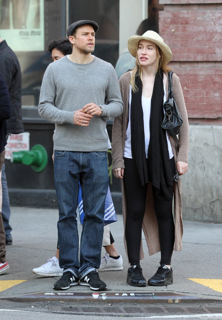 Charlie Hunnam Out in NYC With His Girlfriend April 2016