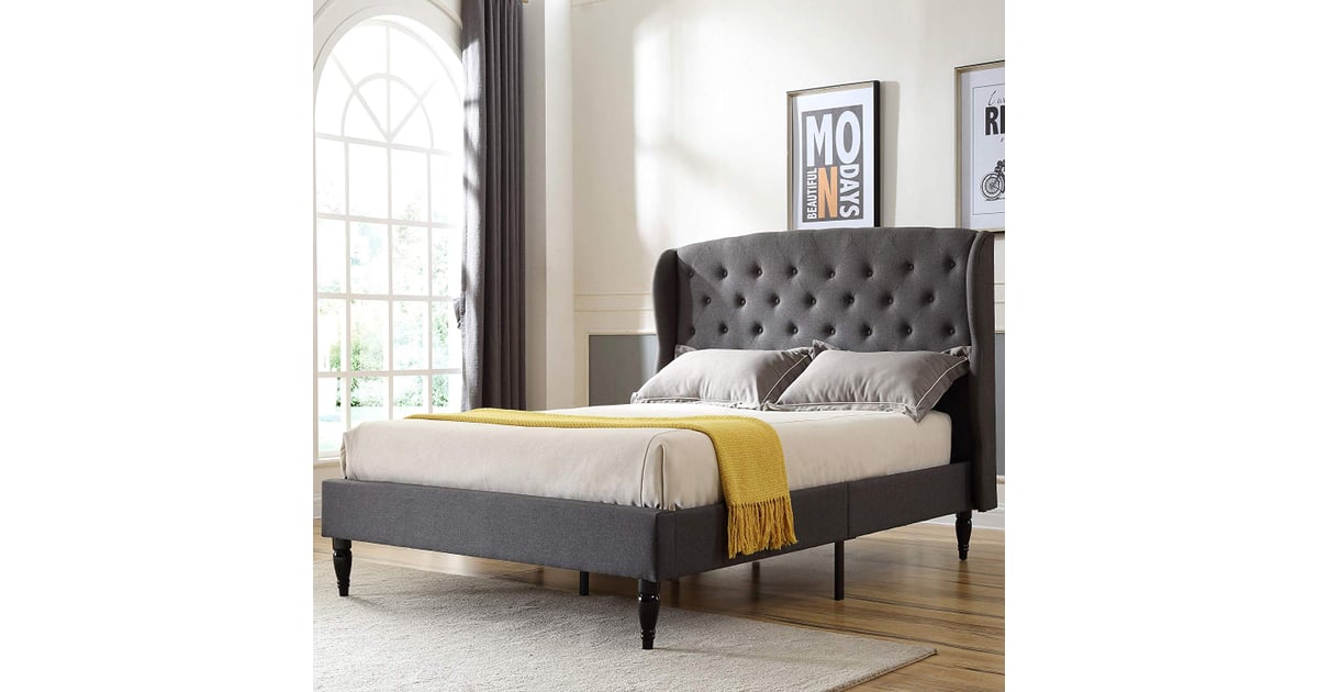 Coventry Upholstered Platform Bed Best Affordable Hollywood Glam