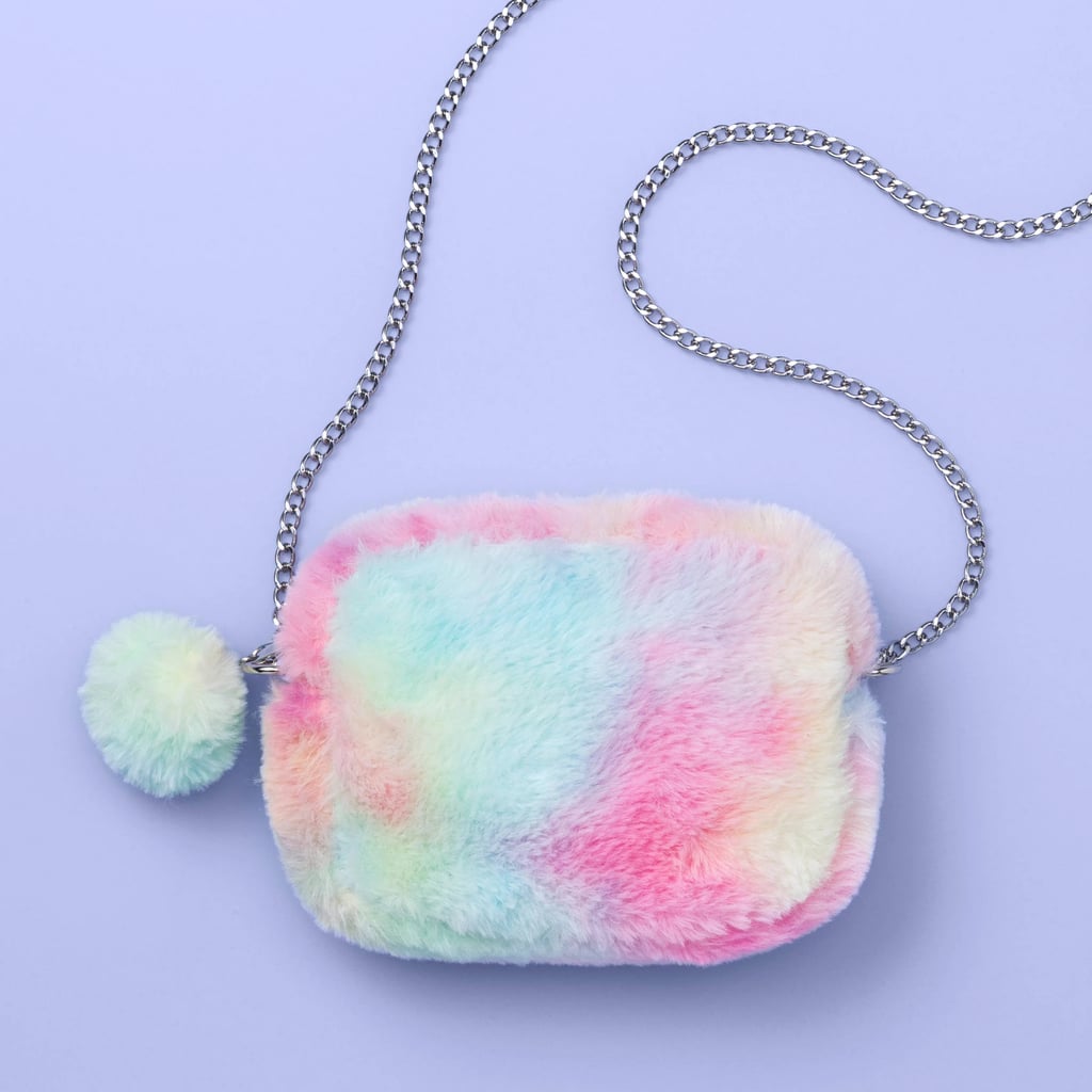 Pastel Faux Fur Crossbody Bag