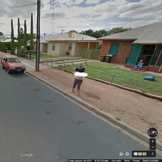 Woman Flashes Google Maps Car