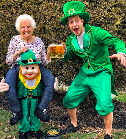 Photos of Man Who Dresses Up in Costume With His Grandma