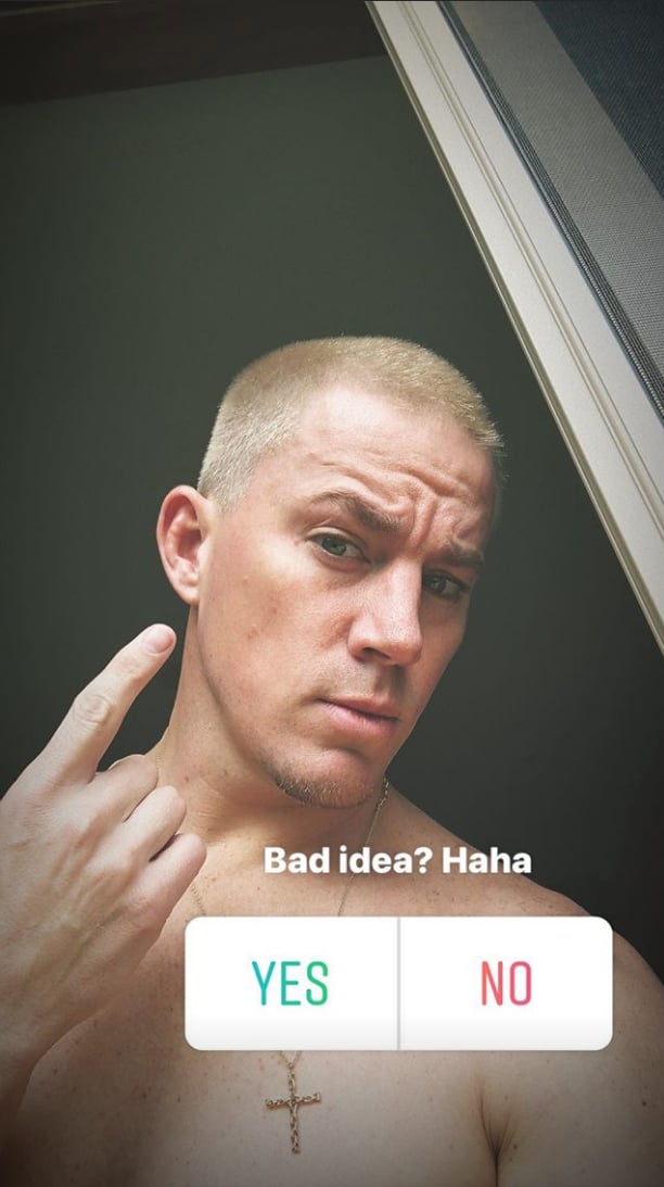 Channing Tatum's Bright Blond Hair