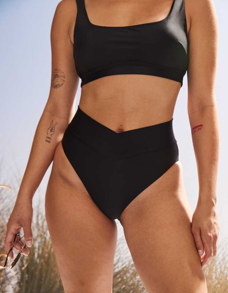 Aerie Crossover High-Cut Cheeky Bikini 