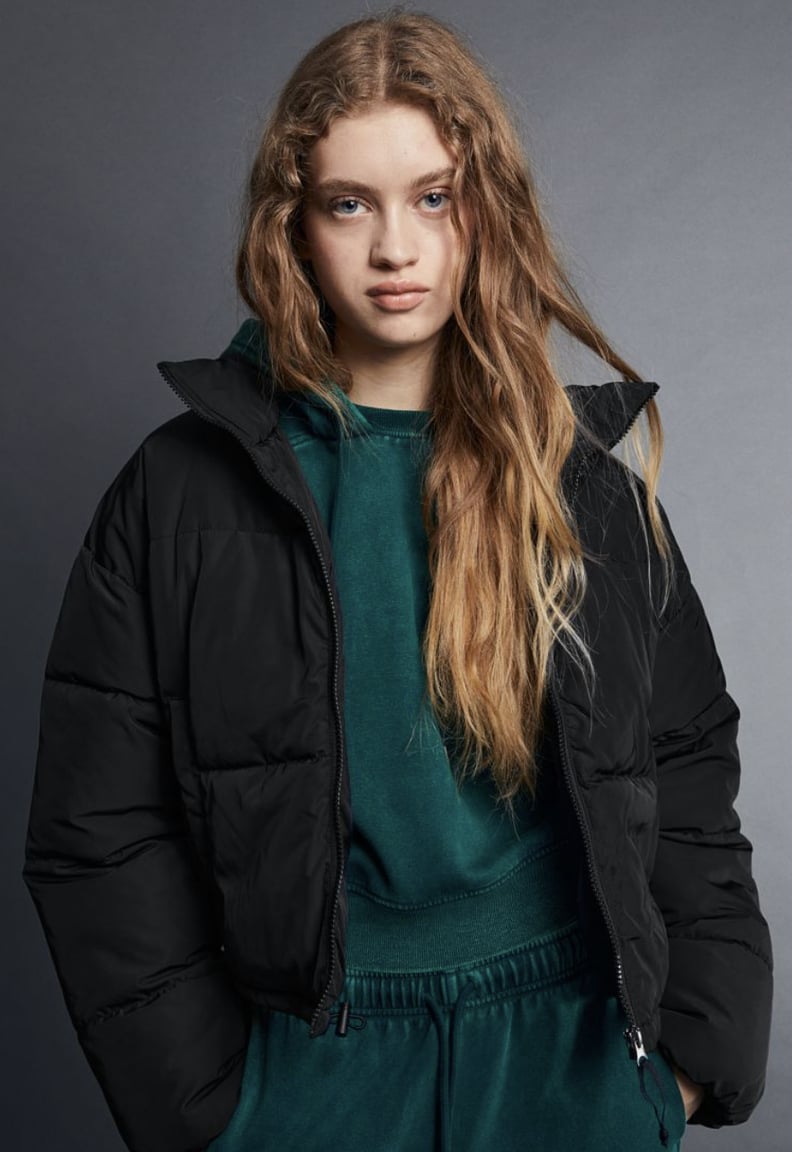 A Cropped Puffer Jacket