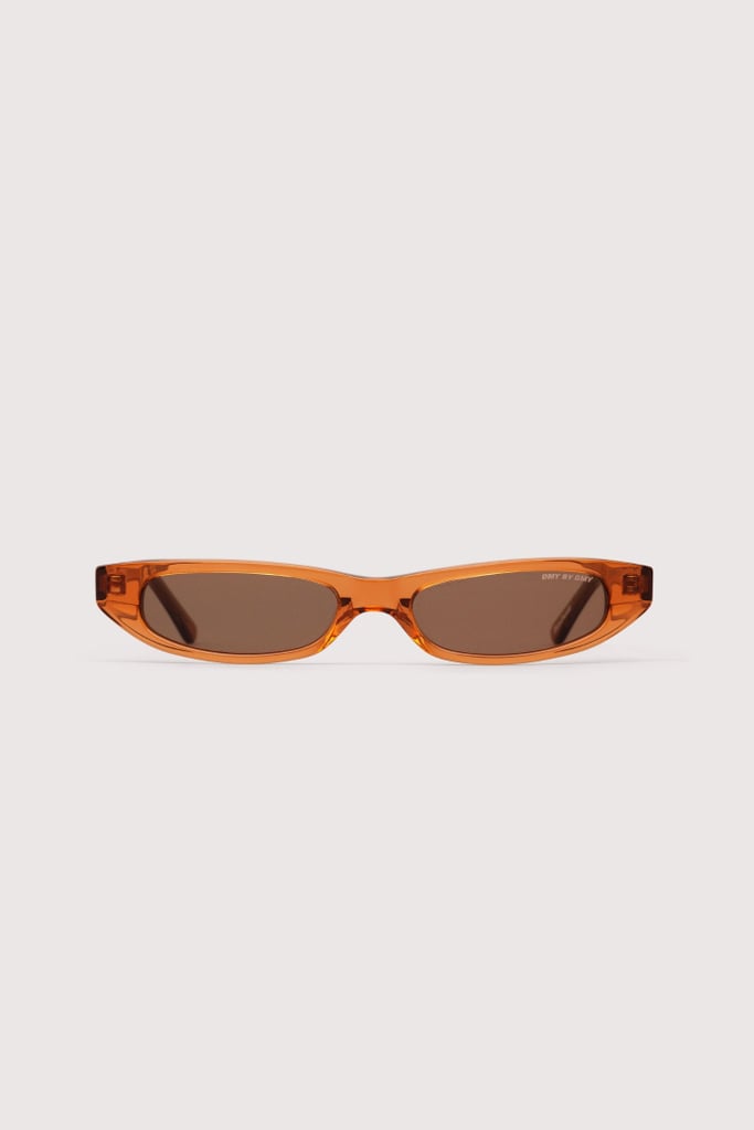 DMY BY DMY Reese Transparent Amber Slim Sunglasses