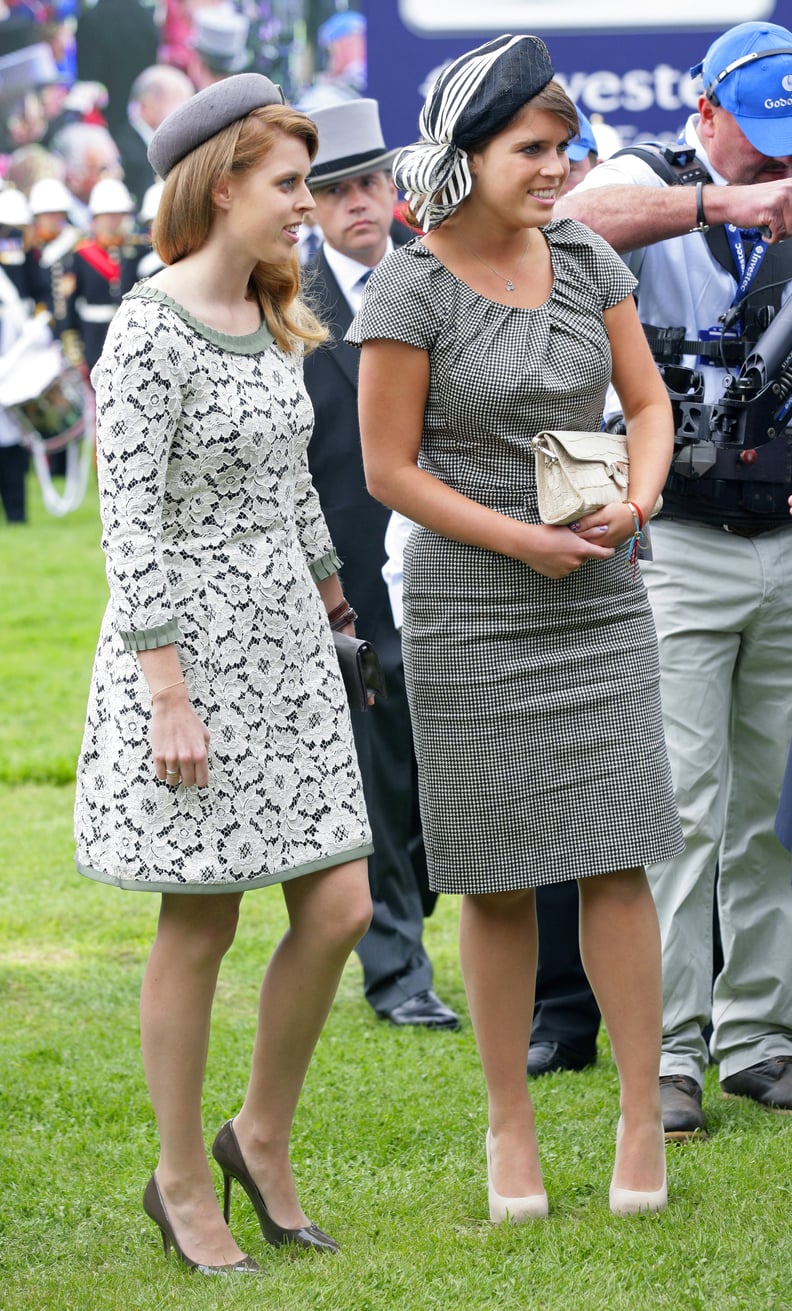 Princess Beatrice and Princess Eugenie, Epsom Derby 2012