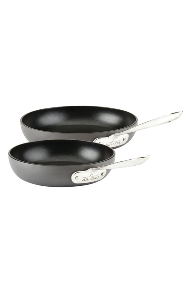 All-Clad 8-Inch & 10-Inch Hard Anodized Aluminium Nonstick Fry Pan Set
