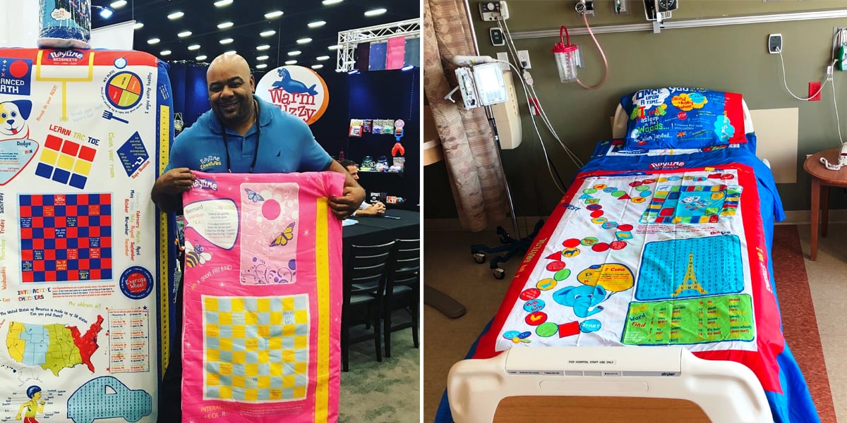 Dad Creates Board Game Bed Sheets For Kids POPSUGAR Family