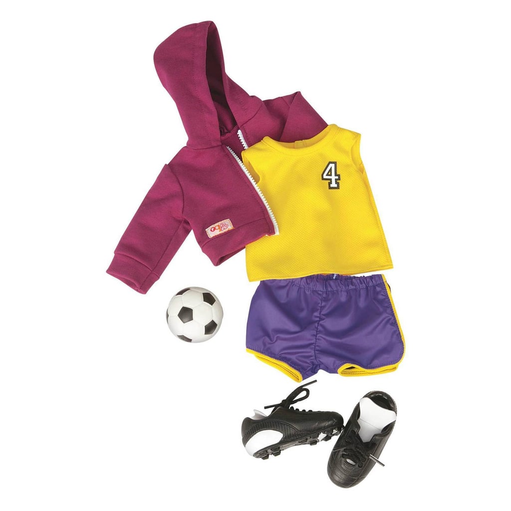 Soccer Star Doll Outfit ($13)
