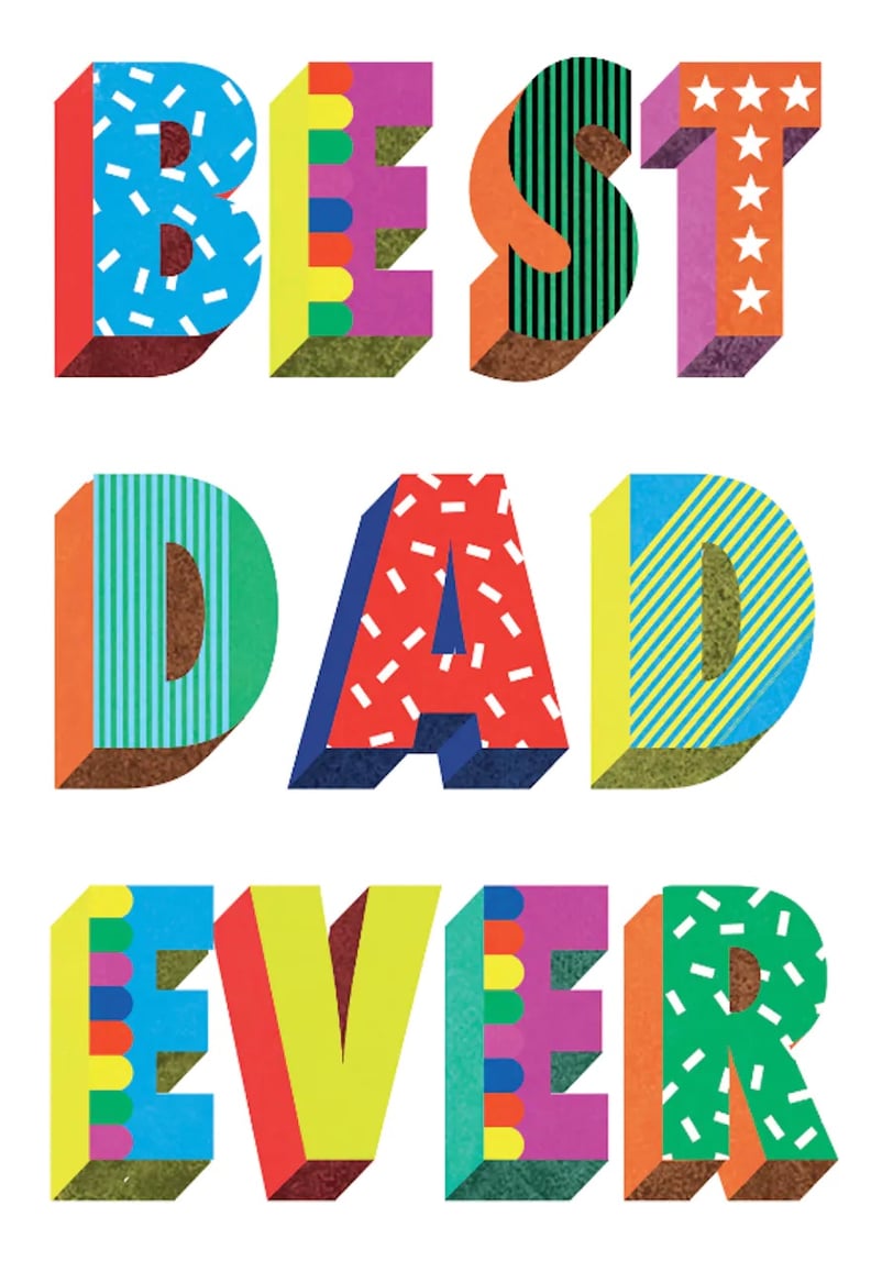 Free Printable Father's Day Card For the Best Dad Ever