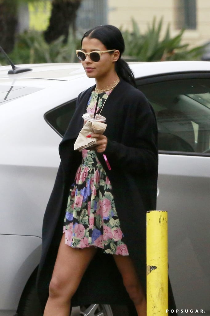 Zac Efron and Sami Miro Grab Smoothies in LA April 2015