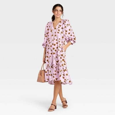 Target a new sales day floral dress