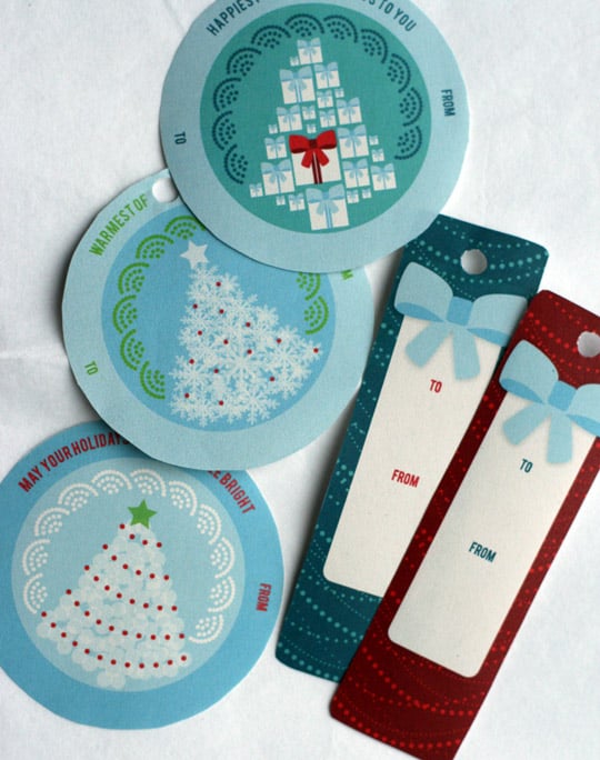 Holiday Tree Gift Tags