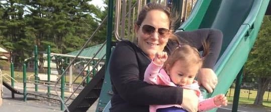 Mom Shares Photo of the "Exact Moment" Her Baby Broke Her Leg Going Down a Slide