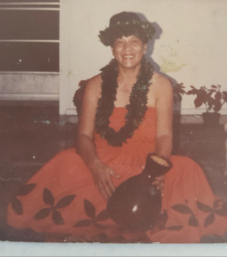 My grandma, a beautiful hula dancer.