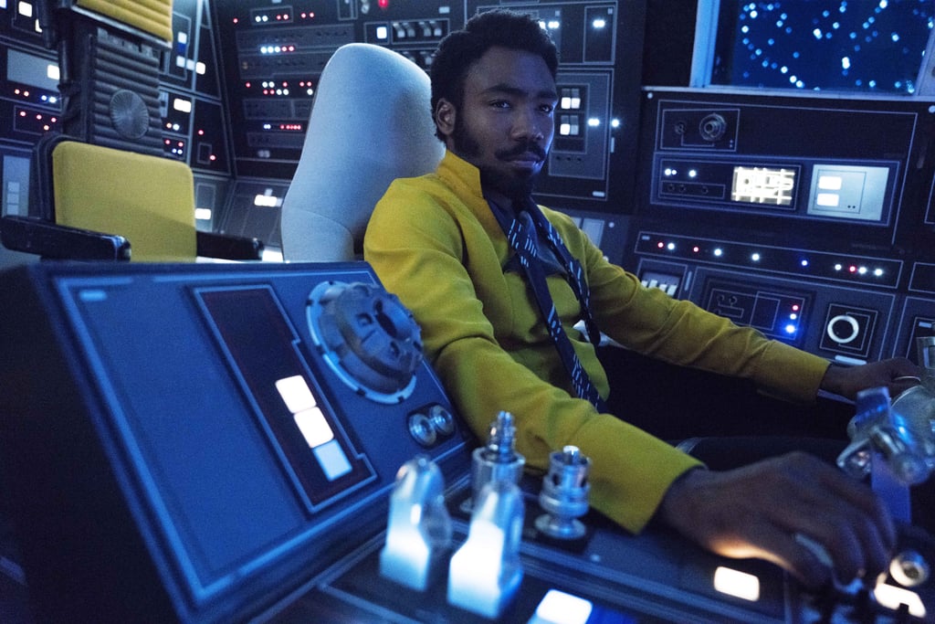 Lando was born to wear that mustard-colored ensemble.