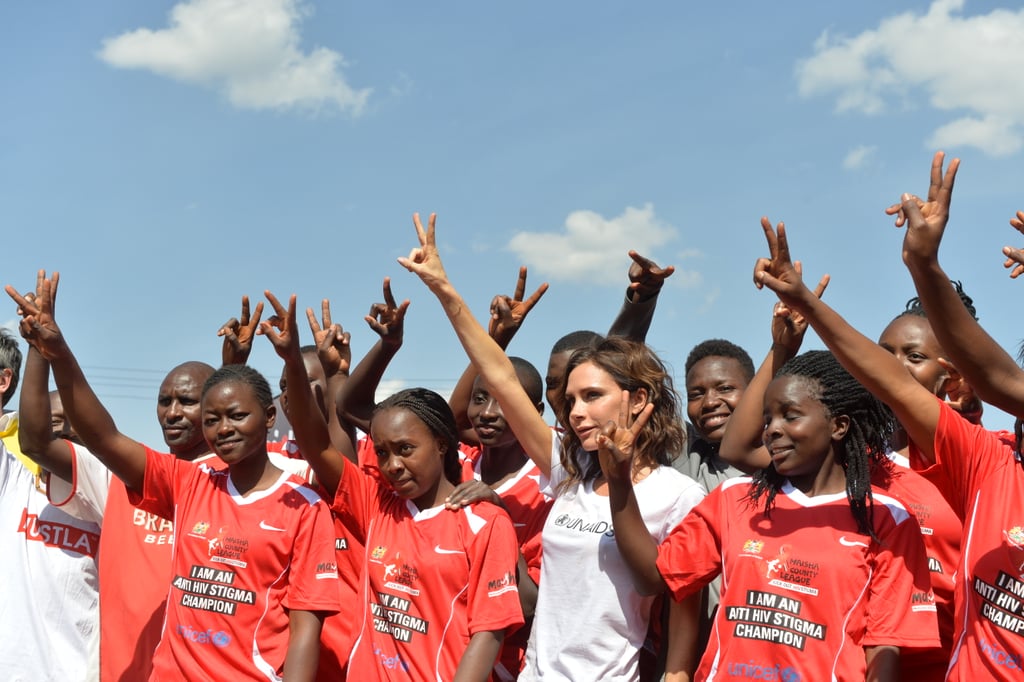 Victoria and Brooklyn Beckham Visit Kenya With UNAIDS 2016
