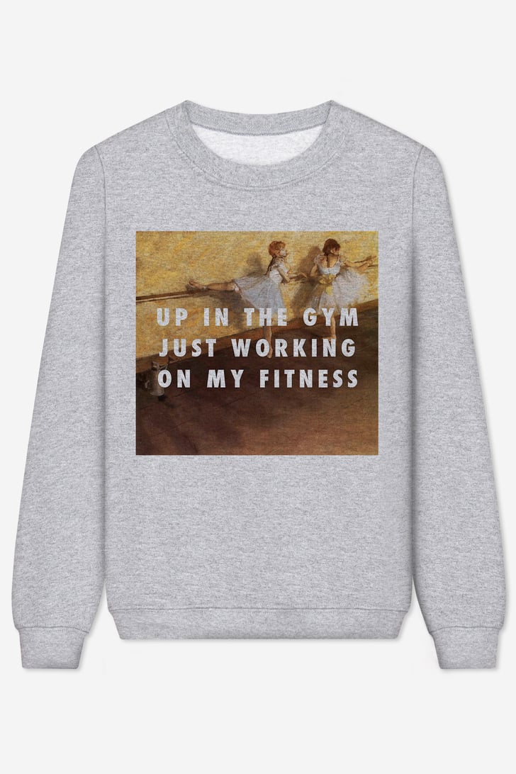 Rad Up In The Gym Working On My Fitness Sweatshirt (33) Kylie Jenner