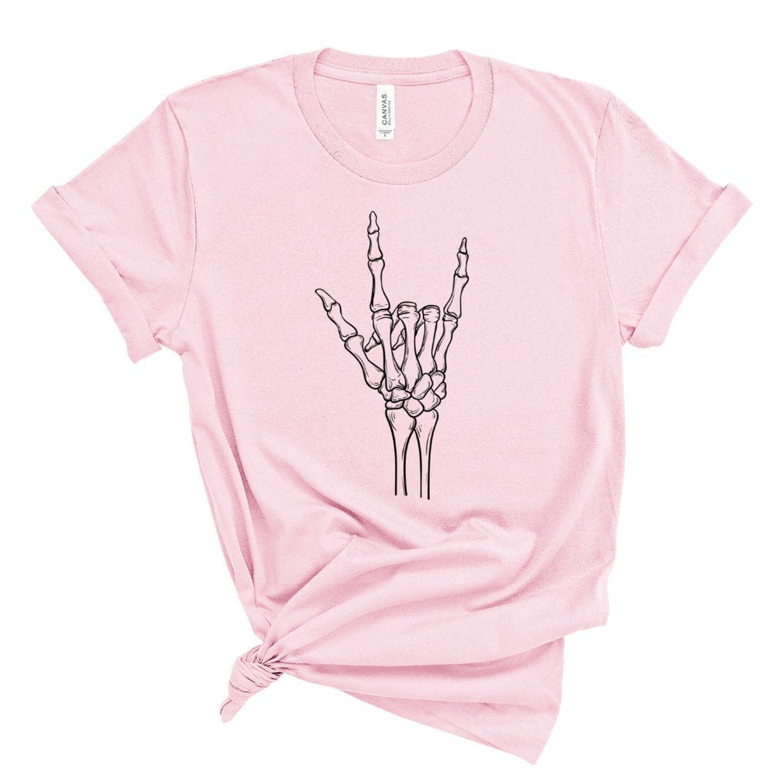 halloween skeleton hands shirt