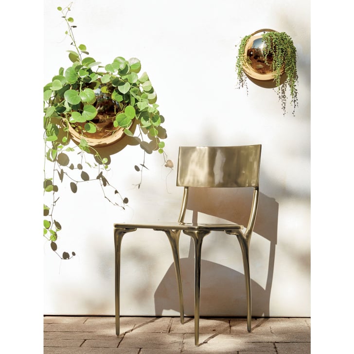 Cb2 oro gold dining chair cheap