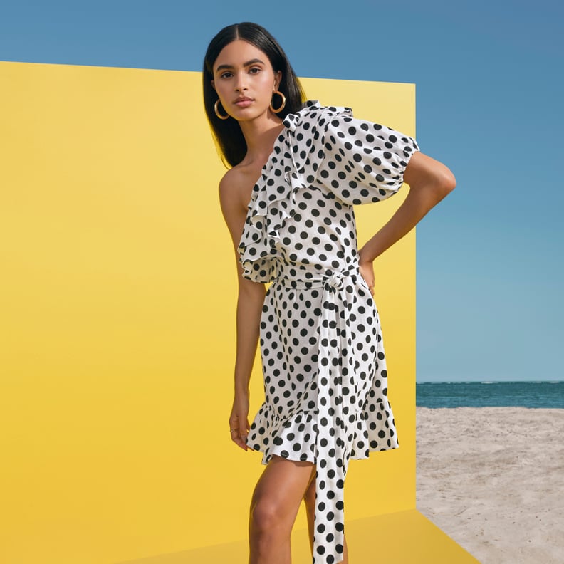 Lisa Marie Fernandez For Target Women's Polka Dot One Shoulder Dress