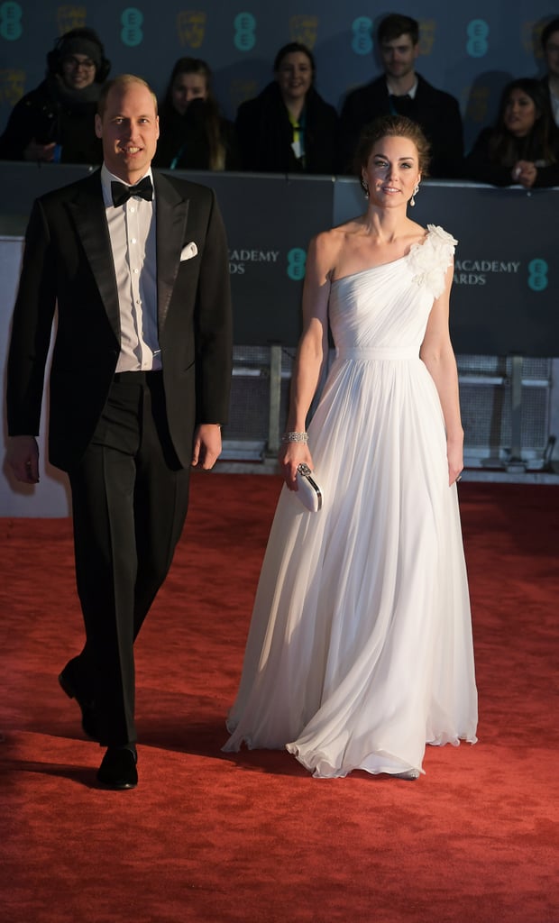 Kate Middleton's White Dress at the BAFTA Awards 2019