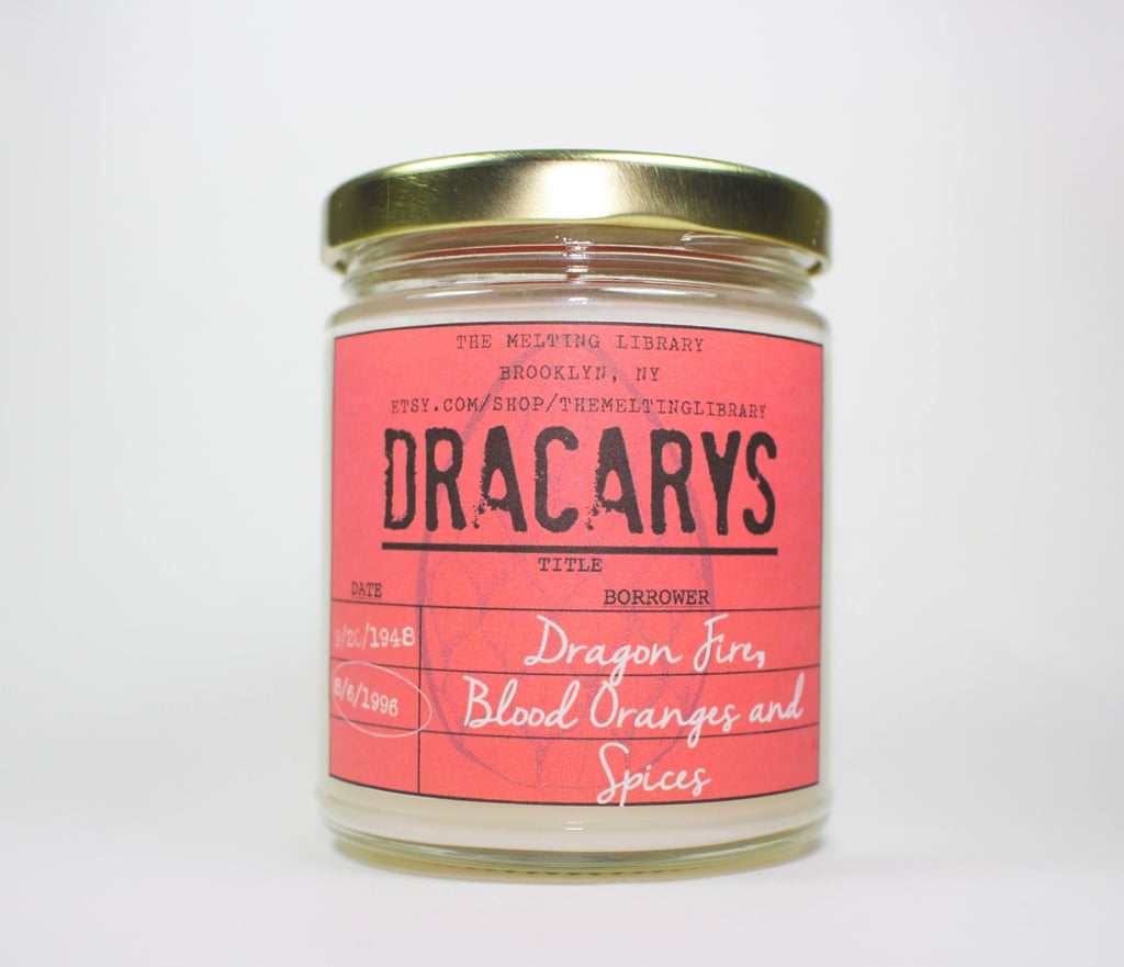 Dracarys candle ($12) with blood orange, spice, and firewood notes