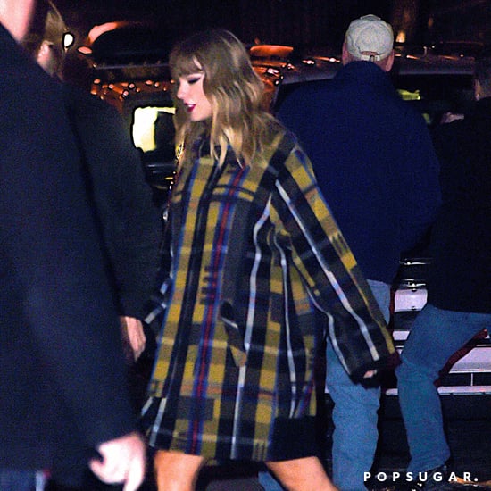 Taylor Swift Wearing Black Studded Combat Boots