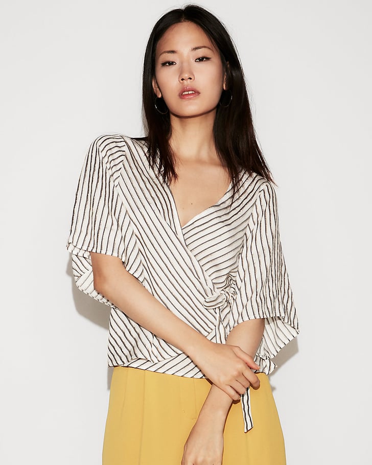 Express striped blouse store