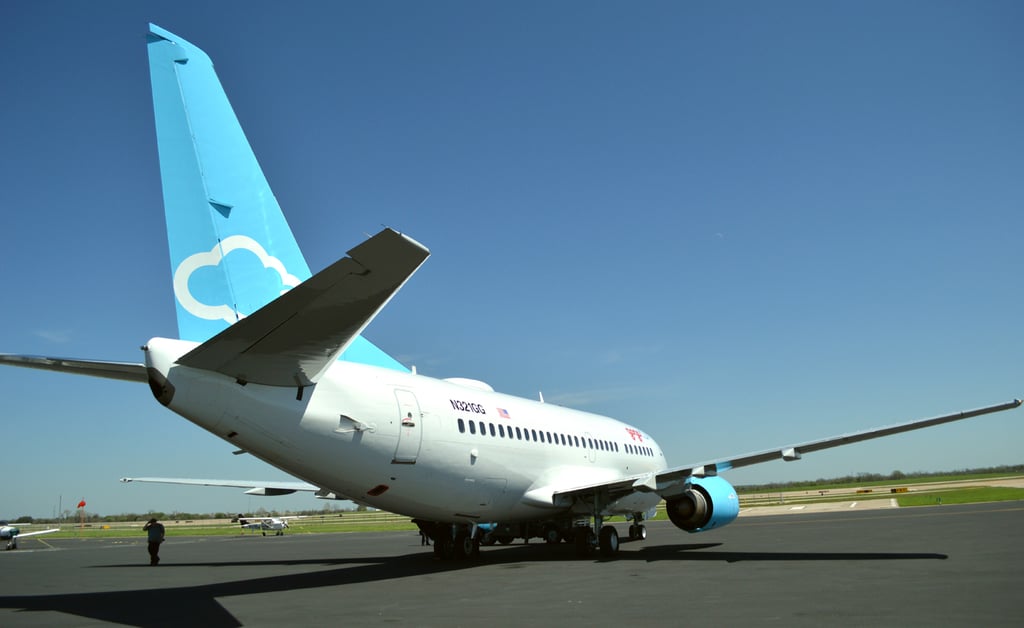 Here's Jimmy Ray, Gogo's airplane lab.