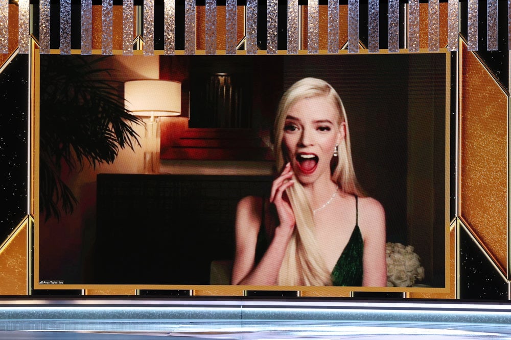 Anya Taylor-Joy's Best Moments at the 2021 Golden Globes