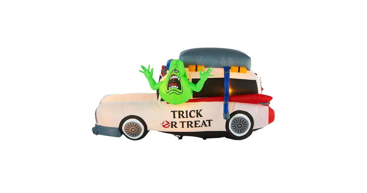 Ghostbusters Ecto 1 With Slimer Halloween Inflatable The Best